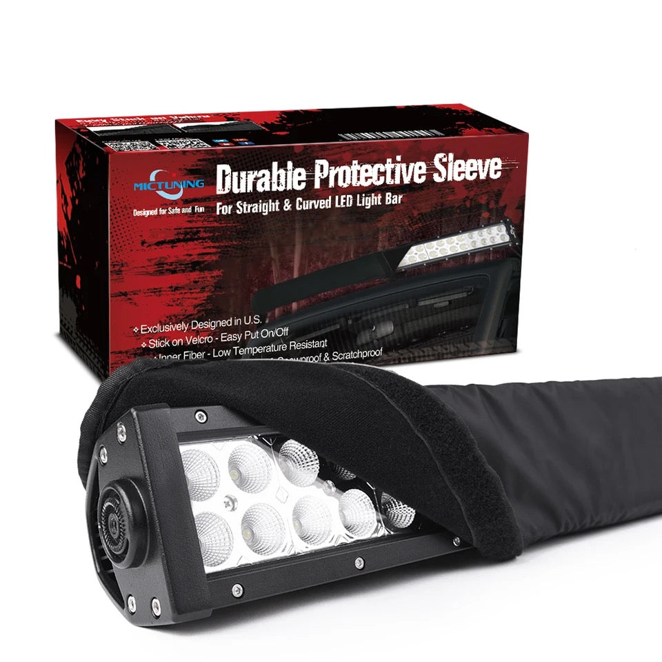 Housse de protection universelle en Nylon pour automobile, 52 pouces, barre de lumière LED droite & incurvée Premium .