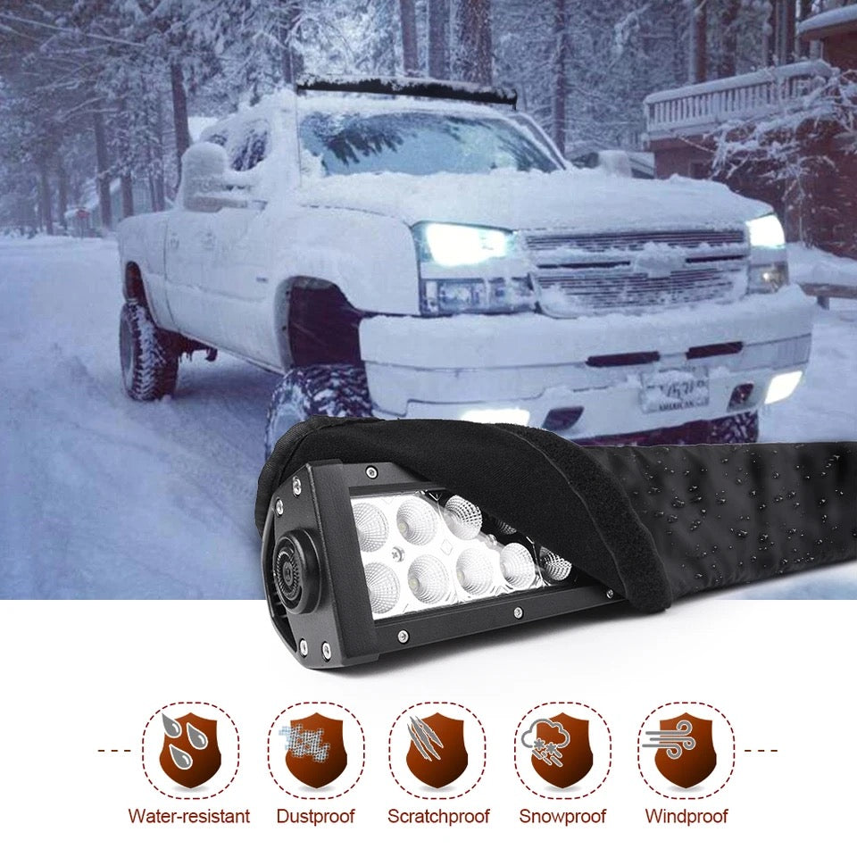 Housse de protection universelle en Nylon pour automobile, 52 pouces, barre de lumière LED droite & incurvée Premium .