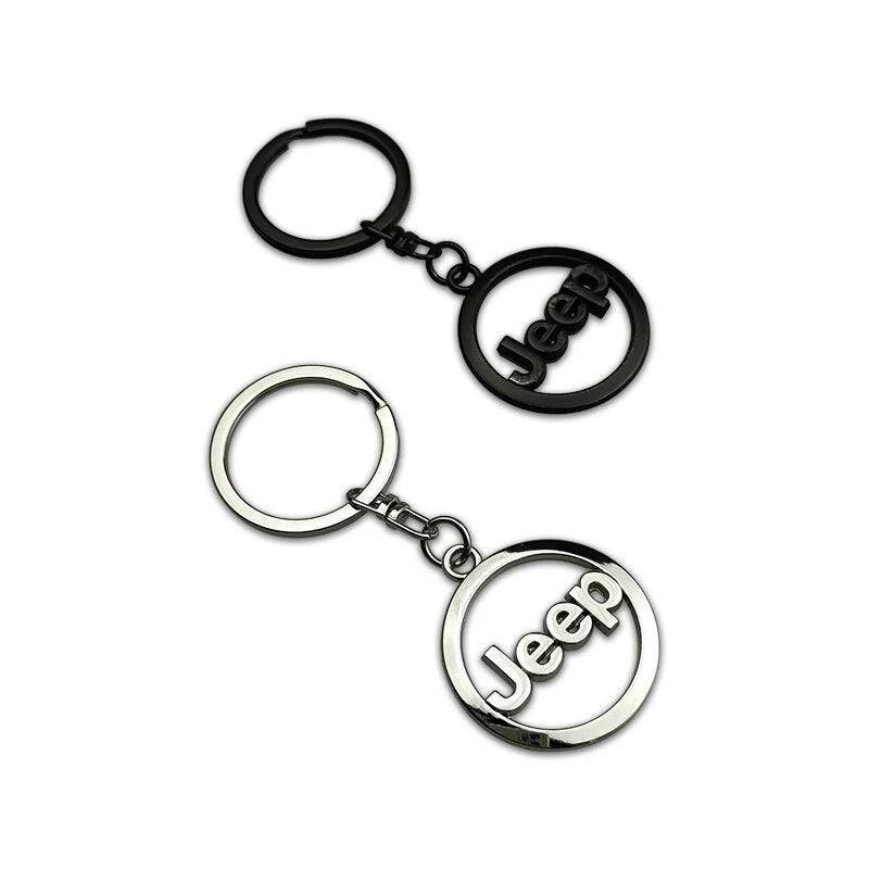 Porte-clés de voiture avec pendentif pour Jeep Wrangler , JK, Rubicon , accessoires .