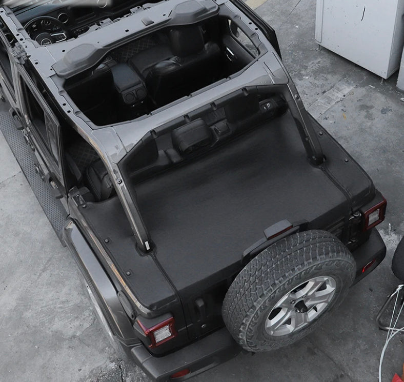Bâche d’isolation pour coffre arrière de voiture, protecteur pour animaux de compagnie, Jeep Wrangler JL 2018 et versions 4 portes, accessoires extérieur
