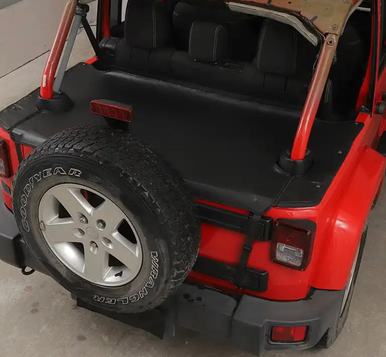 Bache d’isolation de coffre arrière pour Jeep Wrangler JK, 4 portes, accessoires extérieurs de voiture,tissu Oxford, 2007-2017