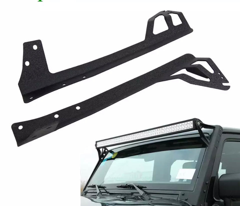 Kit support de barre led 52 pouces jeep Wrangler jk 2007/2018