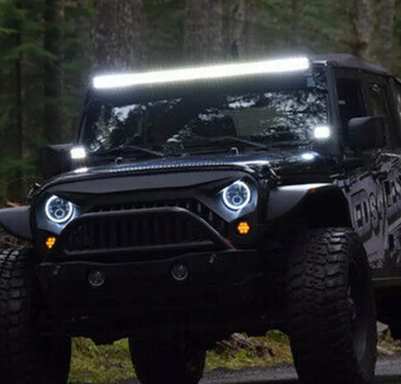 Kit Barre à led + fixations jeep Wrangler Jk 2007/2018