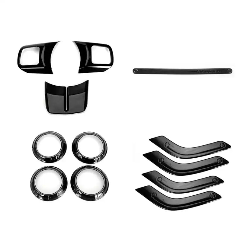 Pack garnitures intérieur black édition jeep Wrangler 2007/2018