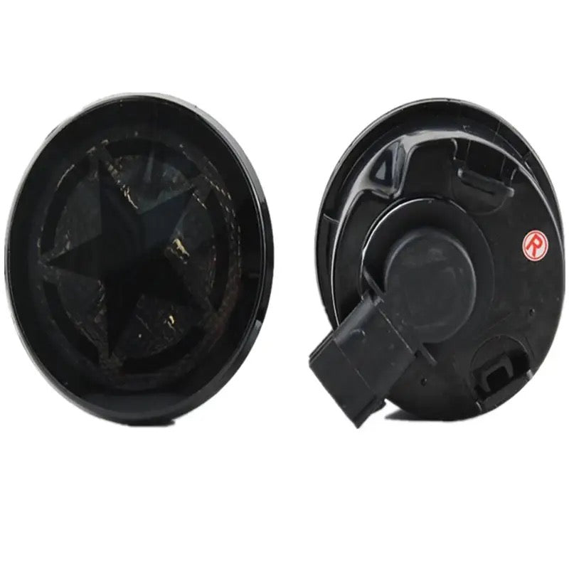 Kit Clignotant LED pour calandre avant, feu évasé, ambre, cinq étoiles, Jeep Wrangler JK et WRANGLER, fumé illimité, 2007-2017