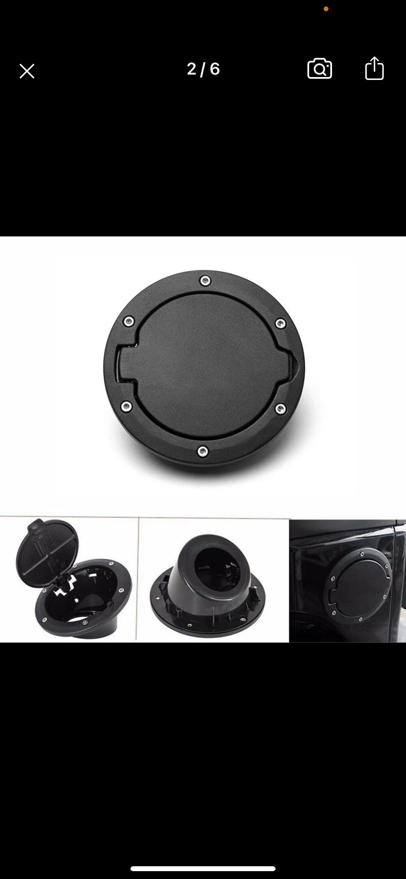 Trappe à essence / réservoir jeep Wrangler 2007/2018