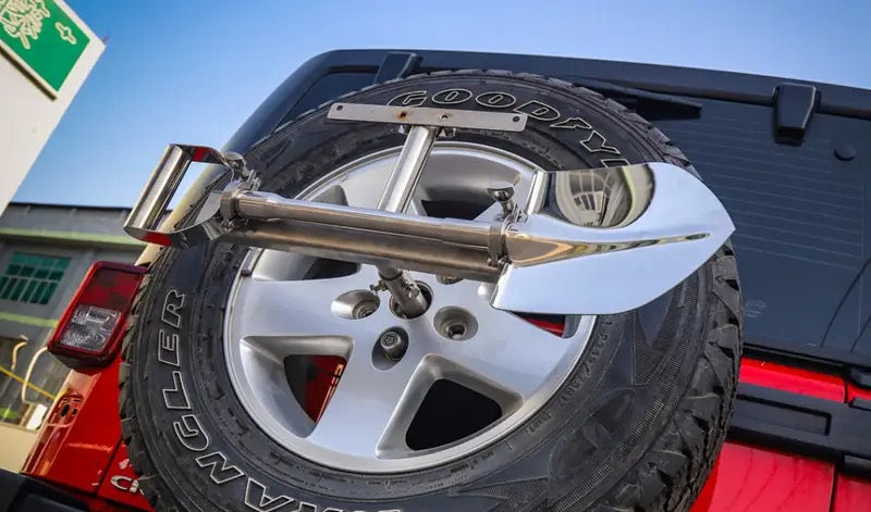Support de plaque d'immatriculation pour Jeep Wrangler, pour Suzuki Jimmy, pour véhicule tout-terrain, porte-outil d'extérieur
