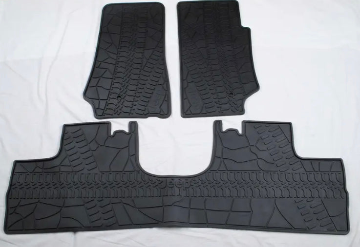 Tapis de sol caoutchouc jeep Wrangler jk 2007/2018