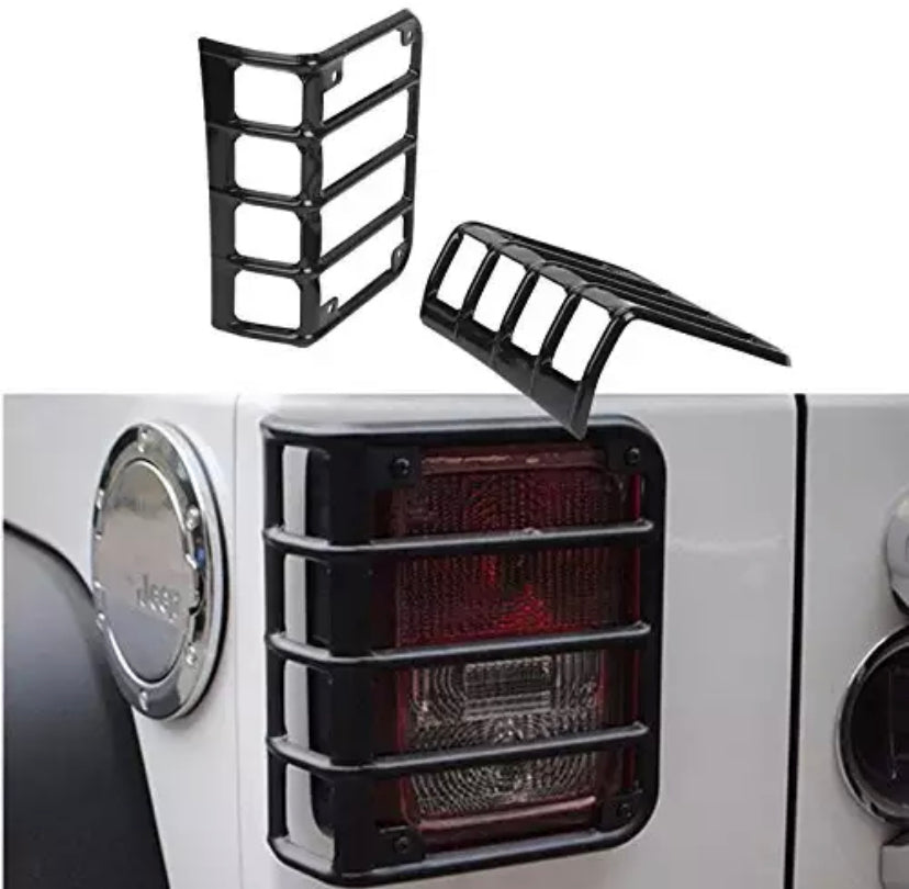 Kit grilles protections phares jeep Wrangler 2008/2018