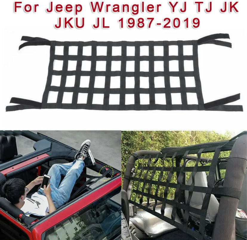 Filet de rangements jeep Wrangler Jk 2007/2023
