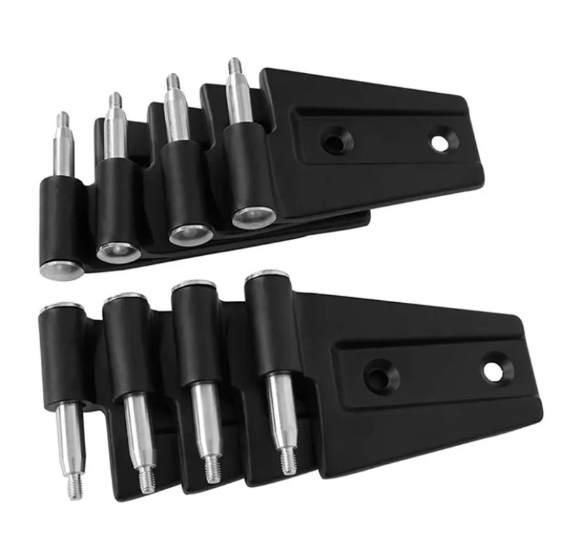 Kit de charnières de porte en acier, 8 pièces, pour 4 portes de Jeep Wrangler JK 2007 – 2018