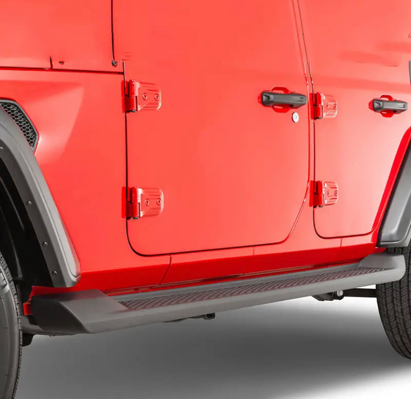 Marche pieds de protection pour Jeep Wrangler JK 07-17 JL 18-22, barre de protection 4 portes 2D, marchepieds illimités