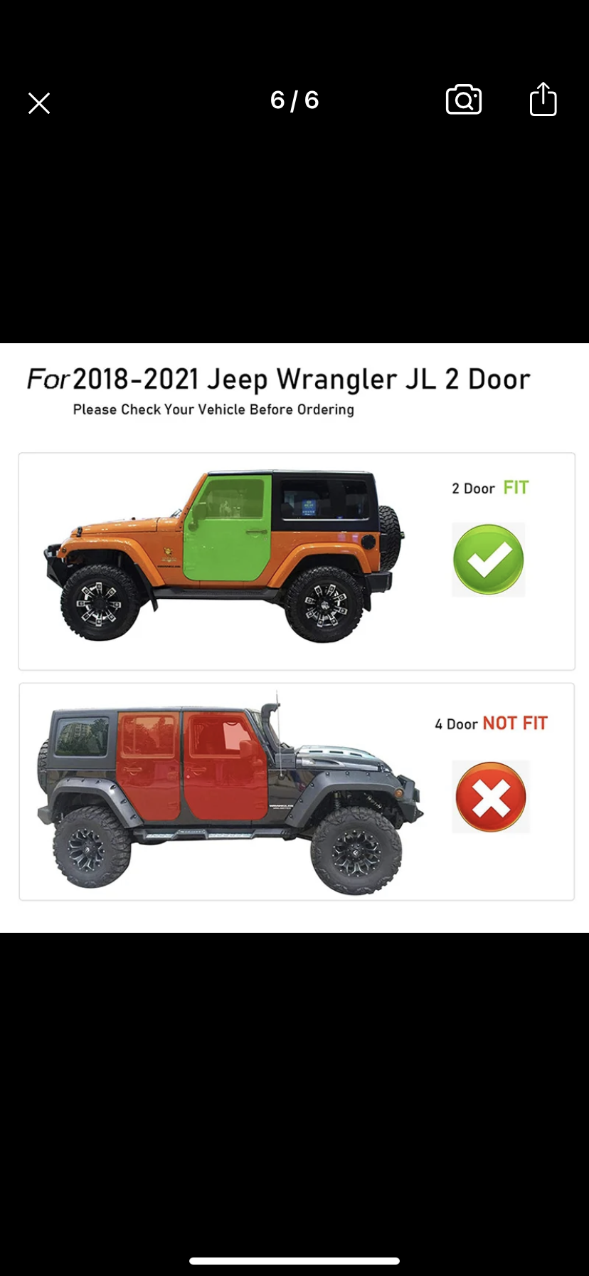 Marche pieds de protection pour Jeep Wrangler JK 07-17 JL 18-22, 1 paire, 2 portes, marchepieds latéraux