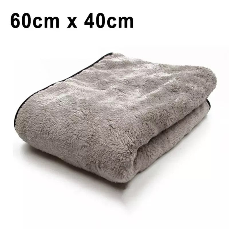 Serviette en Microfibre pour Lavage de Voiture, Chiffon de Nettoyage Super Absorbant, Premium, Séchage Unique
