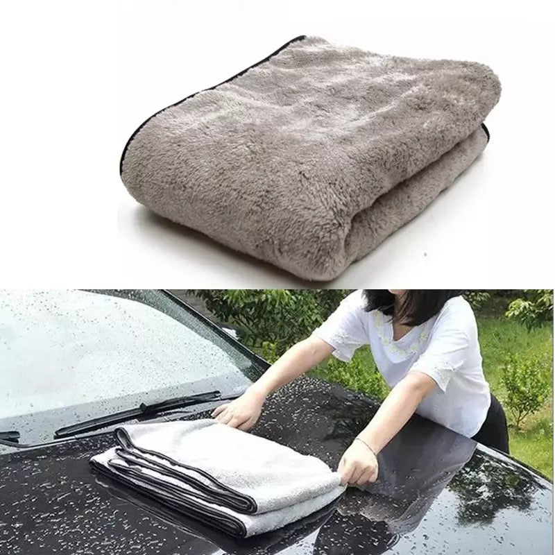 Serviette en Microfibre pour Lavage de Voiture, Chiffon de Nettoyage Super Absorbant, Premium, Séchage Unique