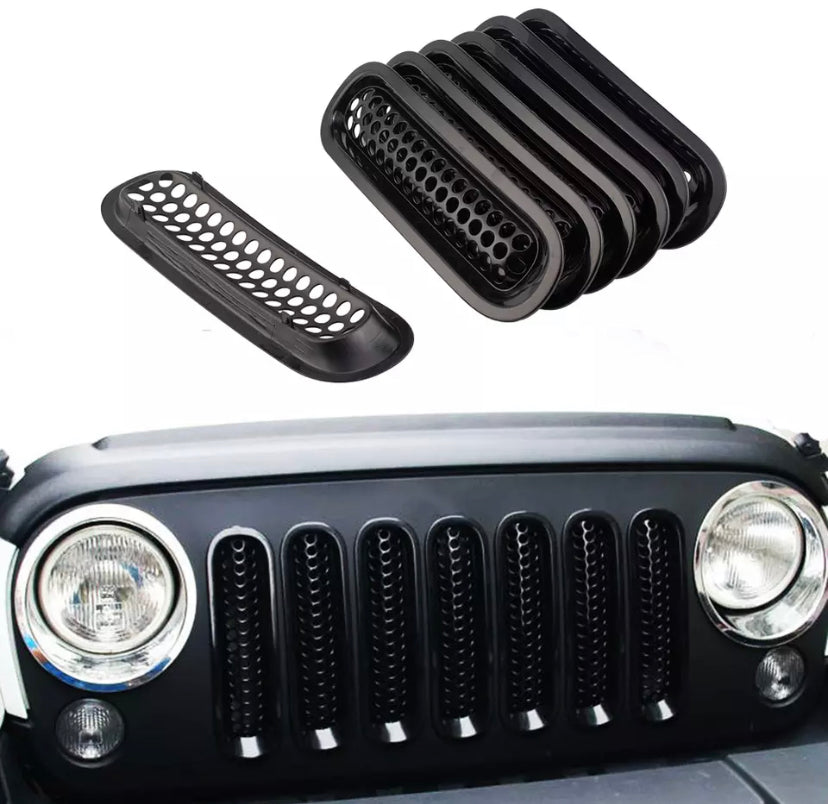 Kit pour calandre abs jeep wrangler jk 2008/2018