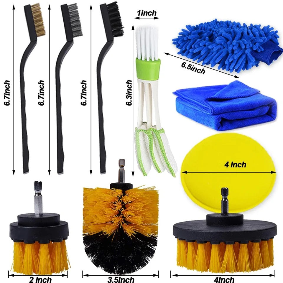 Kit Brosse de nettoyage pour voiture, épurateur de poussière, pinceau de finition