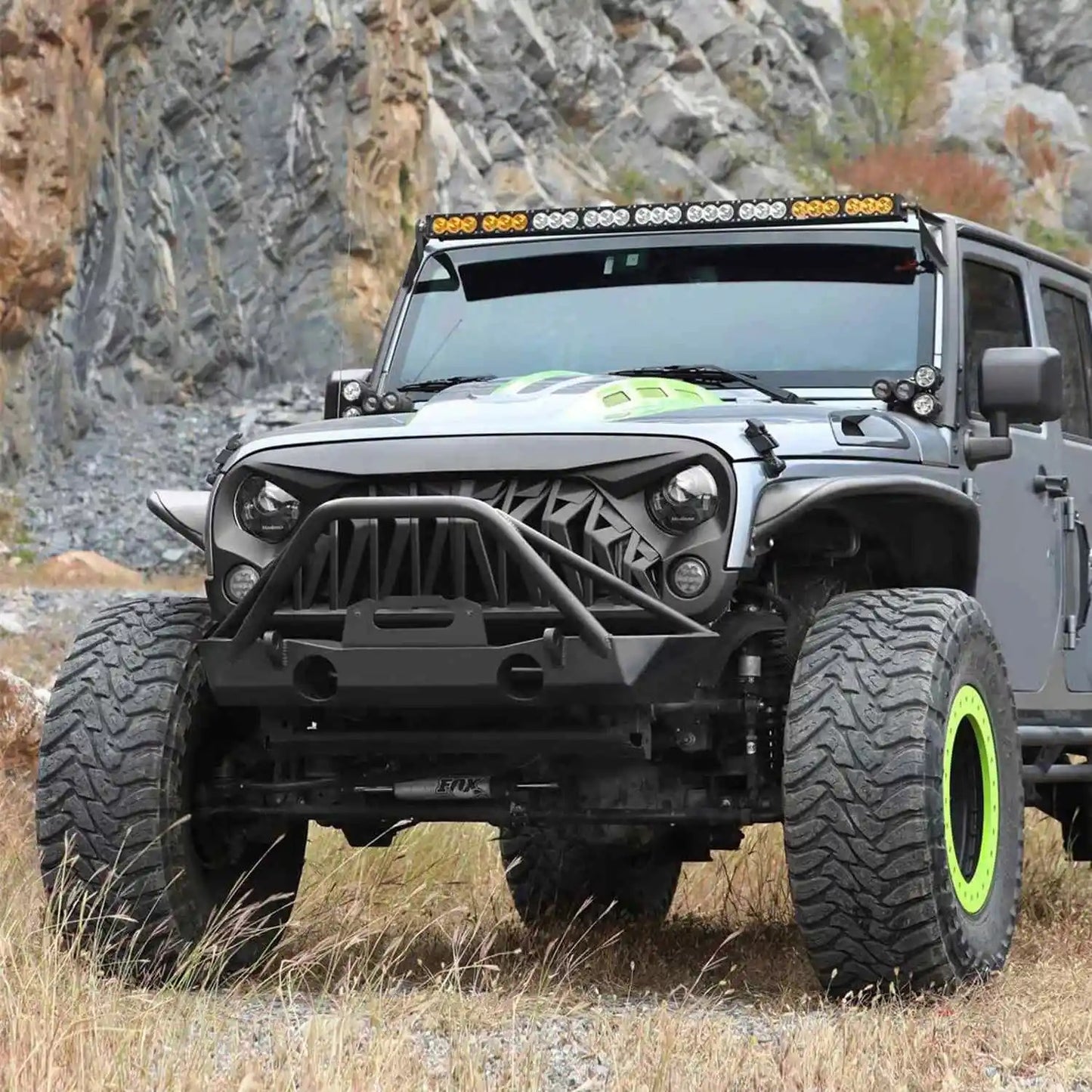 Calandre angry birds jeep wrangler jk 2007/2018 abs