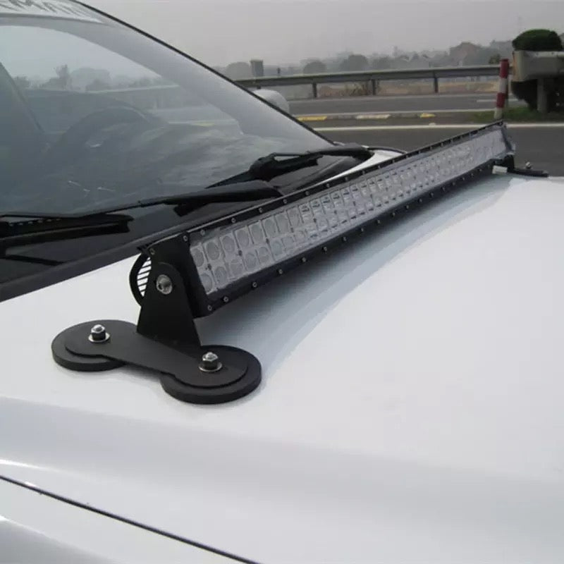 Kit Support magnétique pour lampe de toit de voiture, forte puissance d'aspiration, barre led