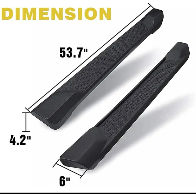 Marche pieds de protection pour Jeep Wrangler JK 07-17 JL 18-22, 1 paire, 2 portes, marchepieds latéraux