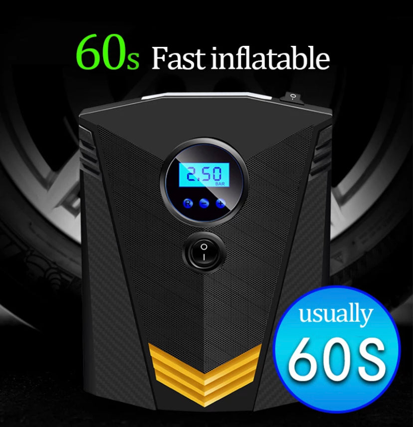 Gonfleur pneus 12 volts tout véhicule
