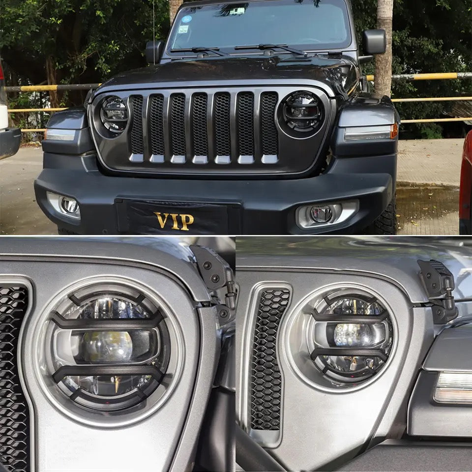 Protection de Phare de Voiture, Décoration, Autocollant, Extérieur, ABS, Jeep Wrangler JL 2018 2019 Gladiator JT 2020 2021 2022