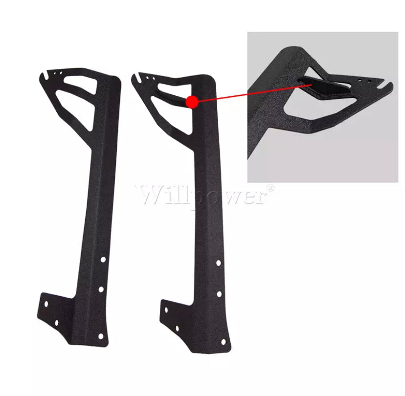Kit support de barre led 52 pouces jeep Wrangler jk 2007/2018