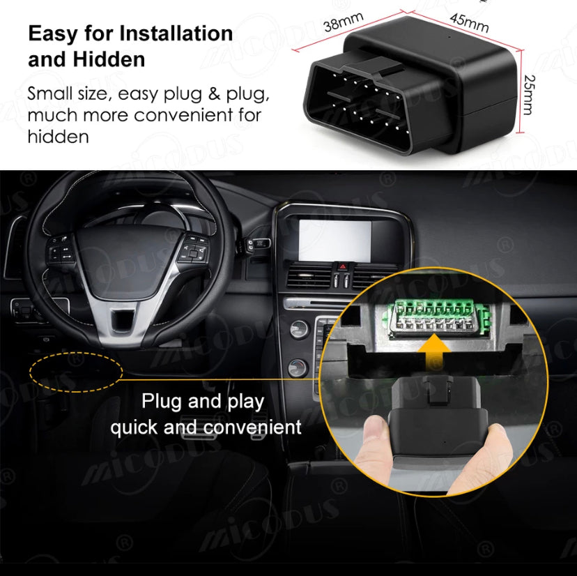 Tracker GPS MICODUS auto tout véhicule