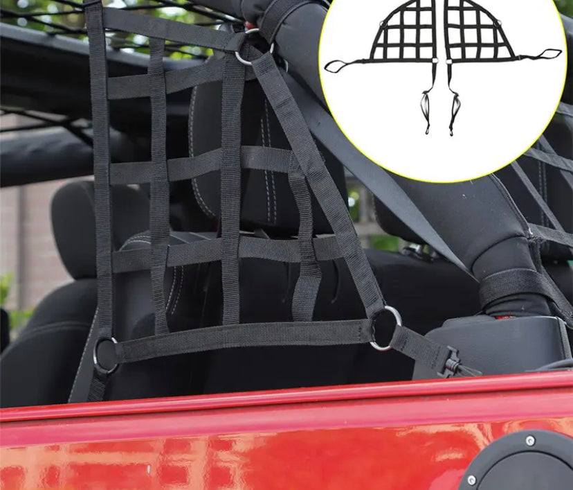 Filet Multifonctionnel pour Toit de Voiture, Accessoire d'Installation pour Jeep Wrangler JK 2007 à 2017
