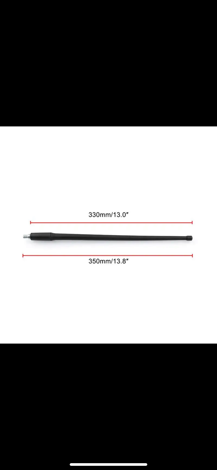 Antenne radio courte Am/Fm jeep wrangler