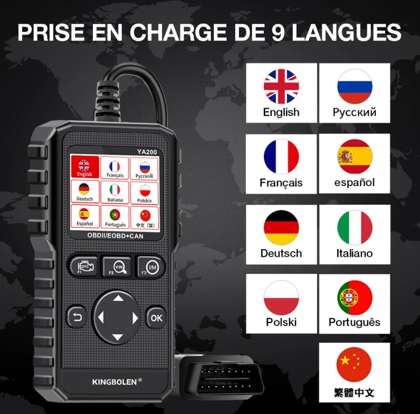 Scanner obd2 outil de diagnostique