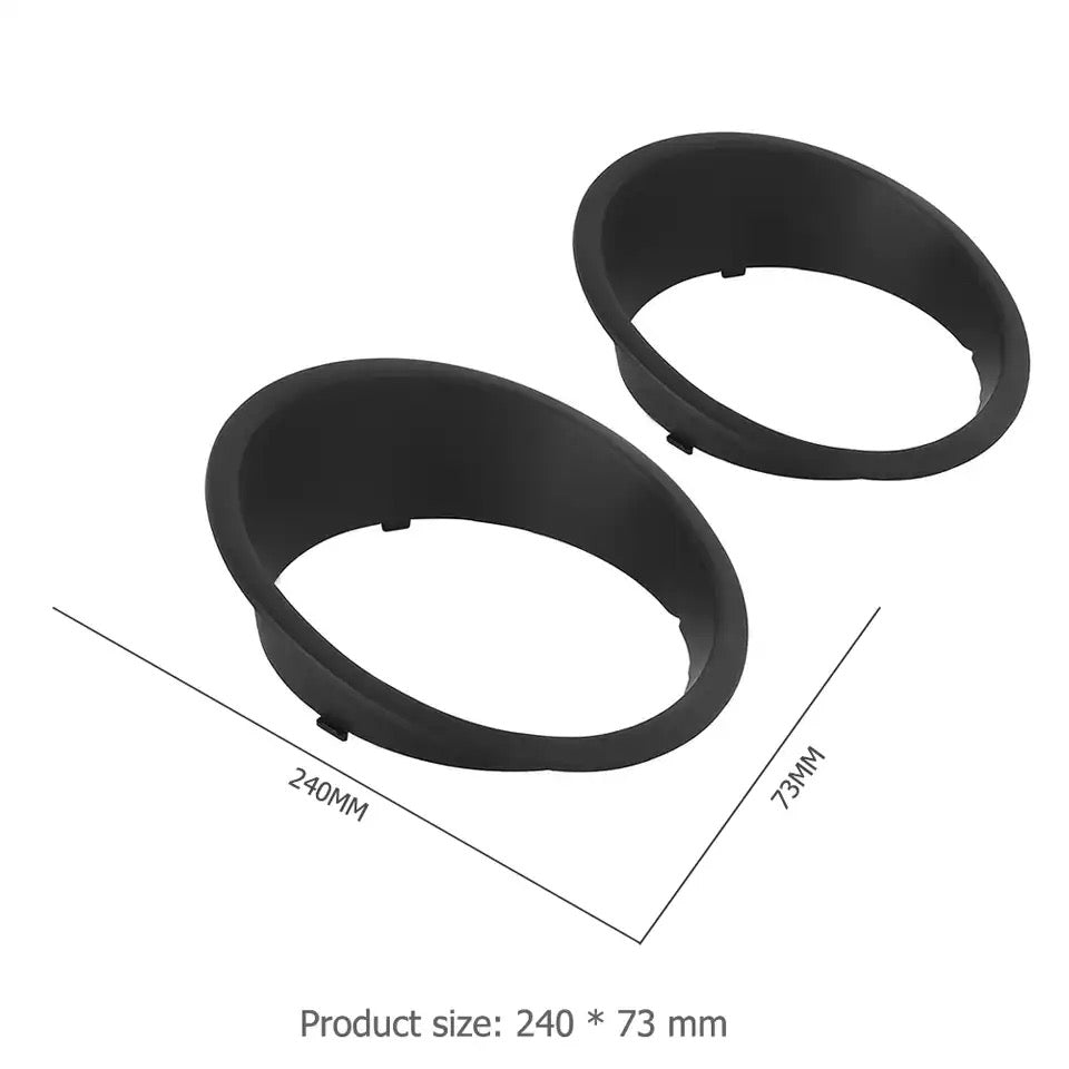Couvercle , enjoliveur de Phare Avant pour Jeep Wrangler, JK 07-17, 1 Paire