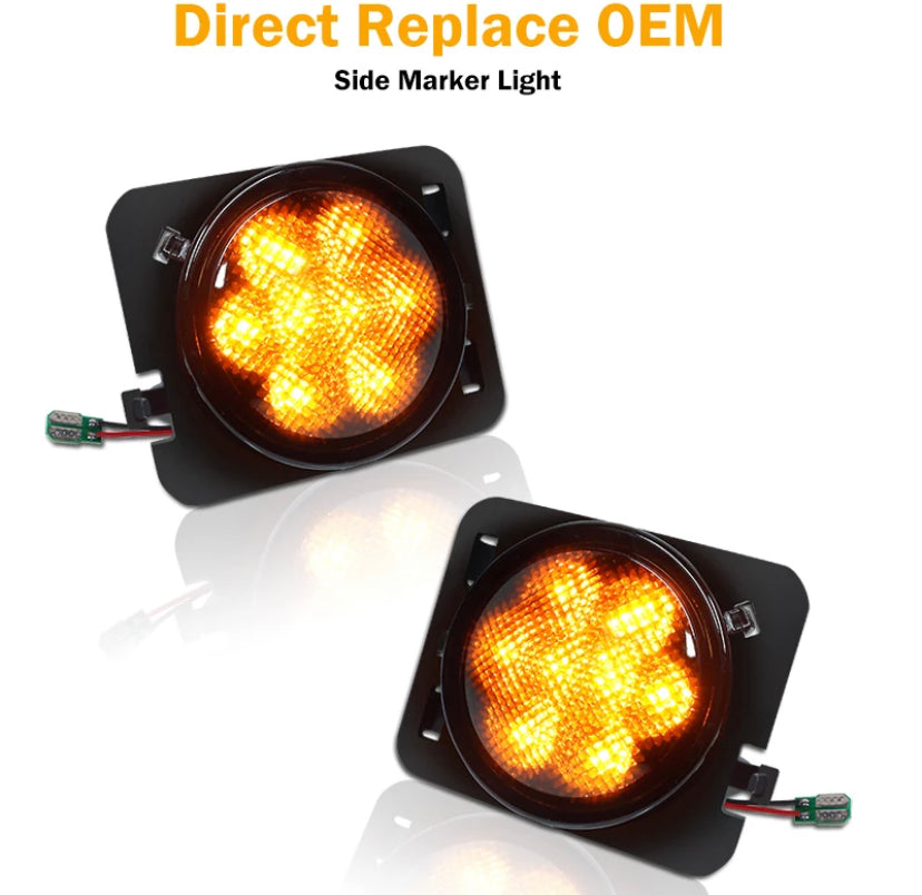 Clignotants led répétiteur jeep Wrangler 2007/2018